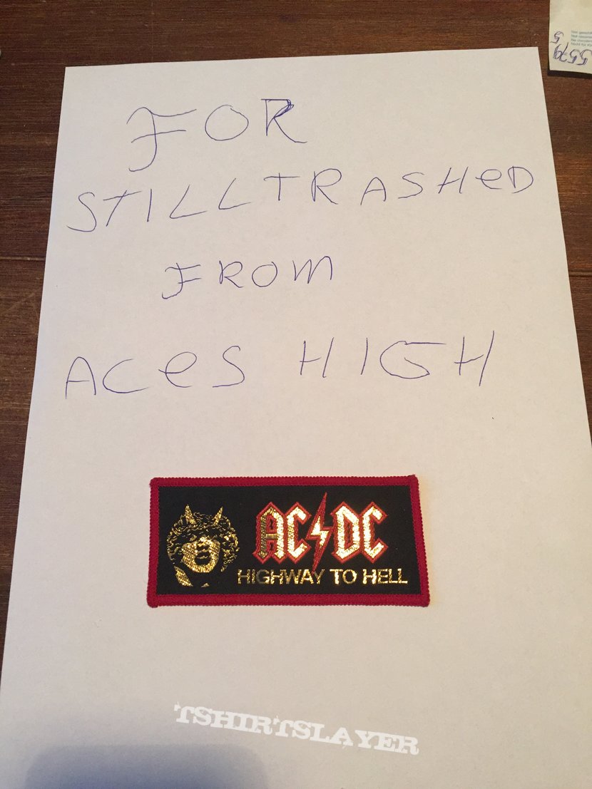 AC/DC Ac dc highway to hell patch