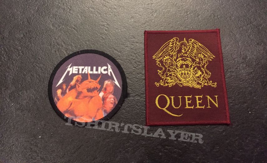 Metallica/queen patch