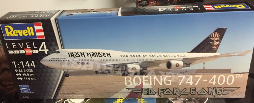Iron Maiden Ed Force One Airplane 1:144