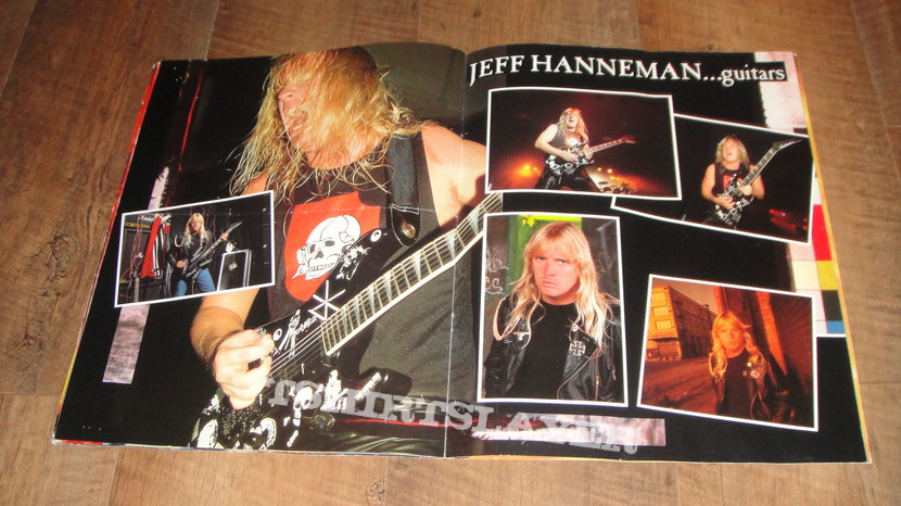 Slayer World Sacrifice tour book 1988