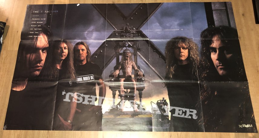 iron maiden the x factor poster 