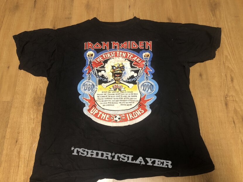 Iron Maiden the first ten year shirt