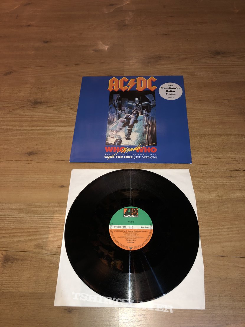 Acdc Who Made Who 12 With Poster Tshirtslayer Tshirt And Battlejacket Gallery