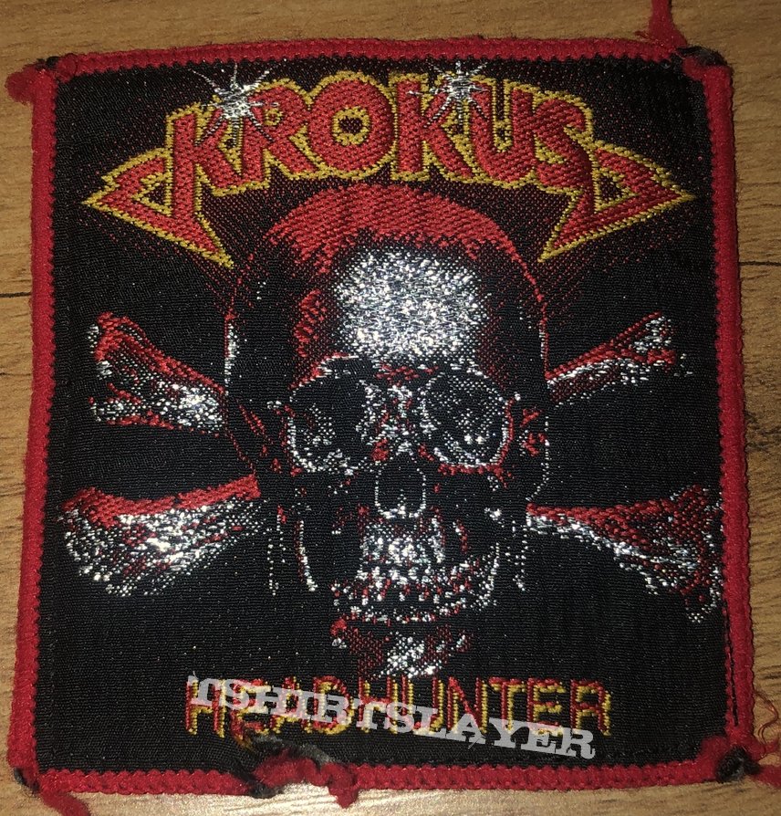 krokus headhunter patch (red border)