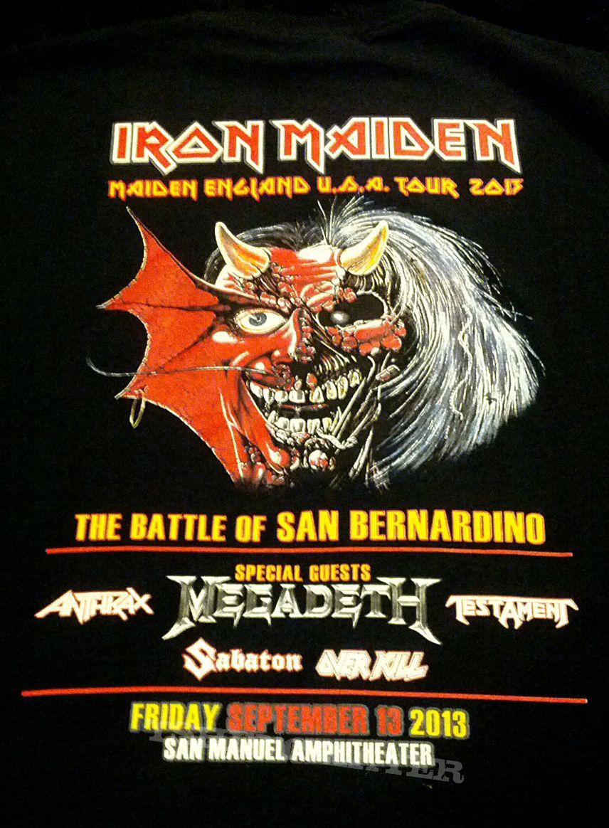 Iron Maiden tour 2013