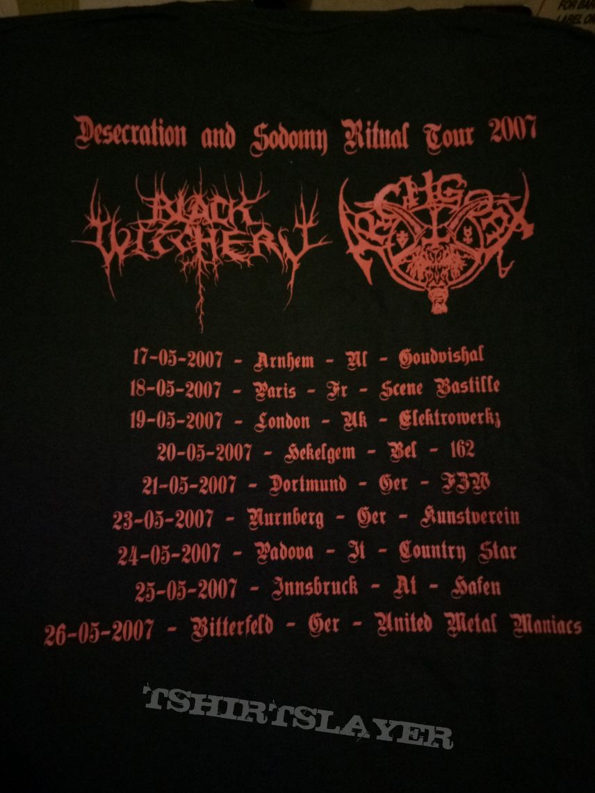 Archgoat &amp; Black Witchery &quot;Desecration &amp; Sodomy&quot; T-Shirt