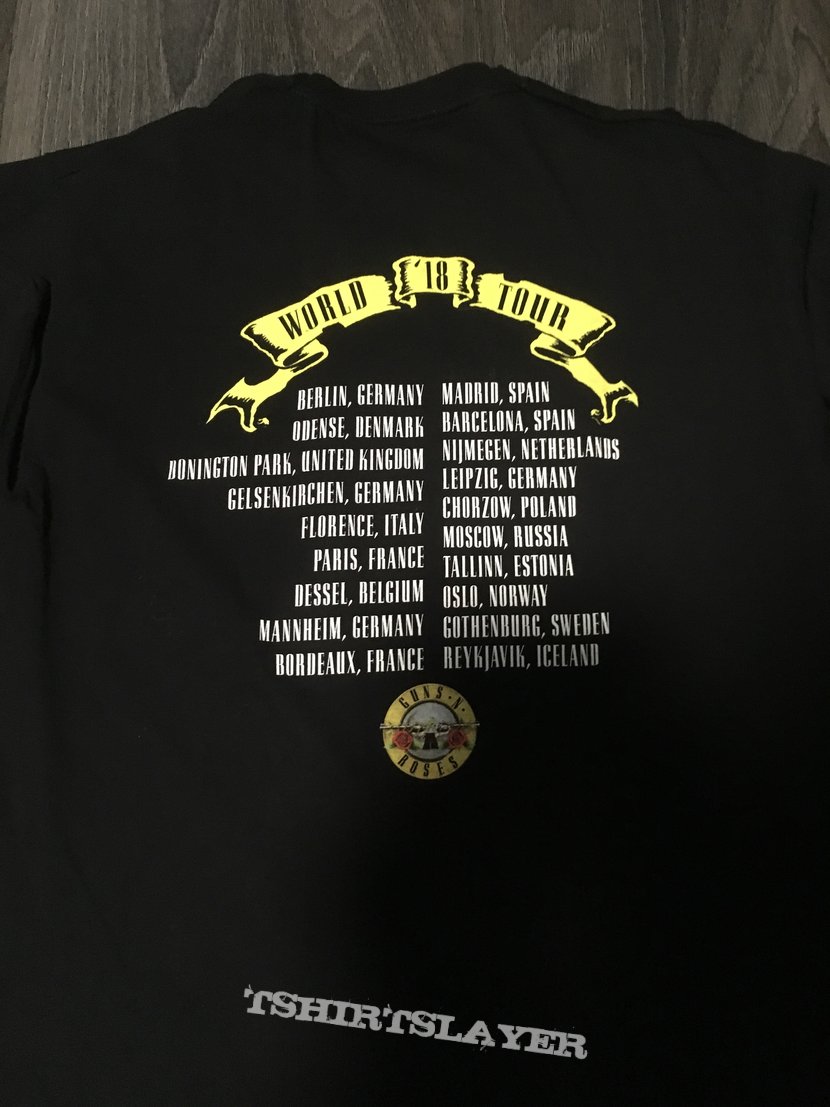 Guns N' Roses - Not in This Lifetime 2018 Tour Shirt | TShirtSlayer TShirt  and BattleJacket Gallery