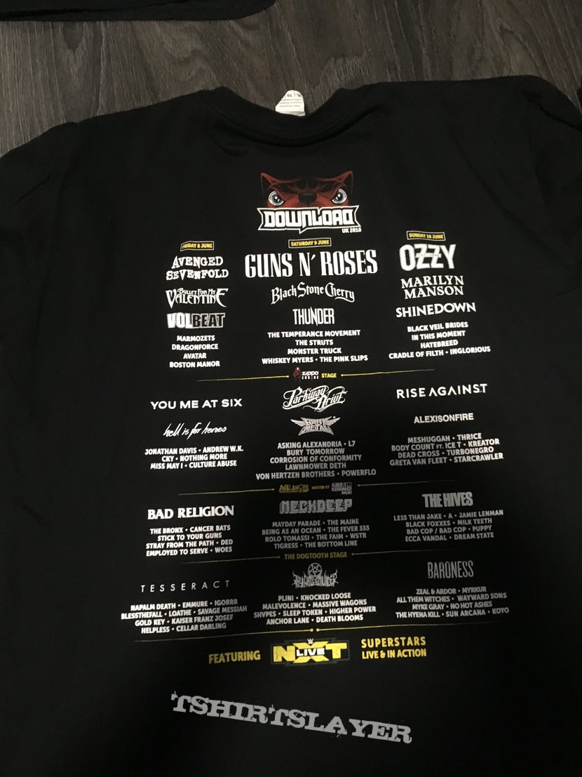 Avenged Sevenfold Download Festival 2018 Shirt