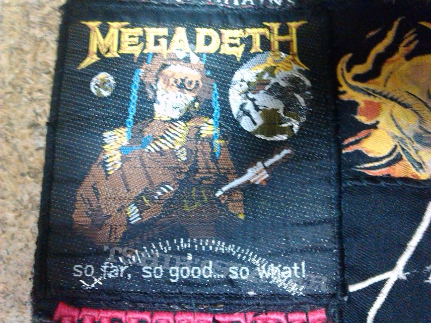 Megadeth So Far So Good So What patch