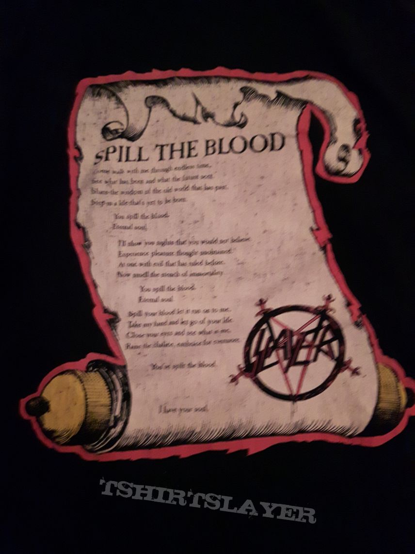 Slayer - Spill The Blood Shirt