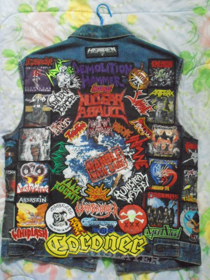 Slayer Battle Jacket Original patch and Bootleg .........