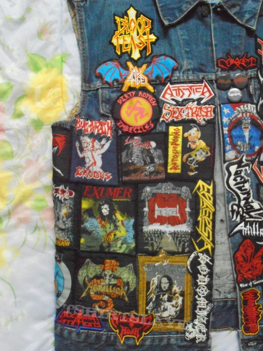 Slayer Battle Jacket Original patch and Bootleg .........