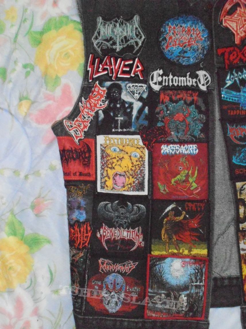 Slayer Battle Jacket Original patch and Bootleg .........