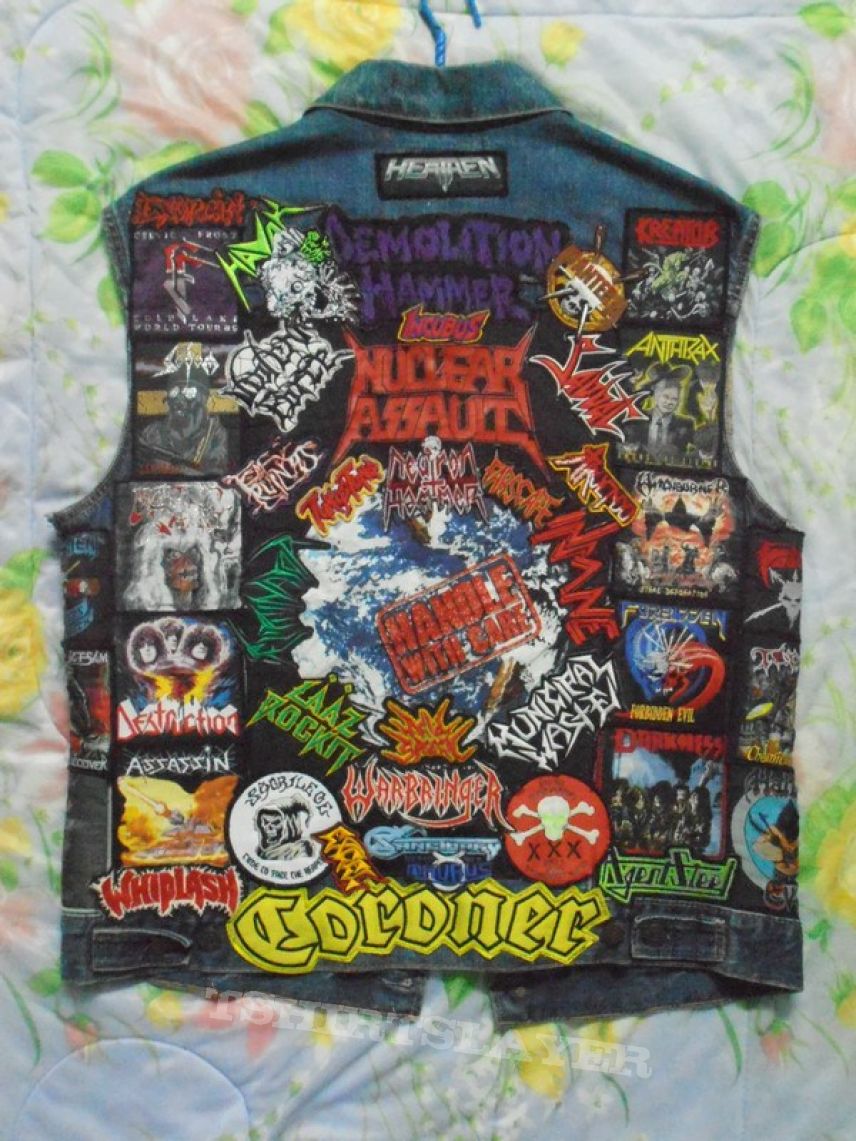 Slayer Battle Jacket Original patch and Bootleg .........