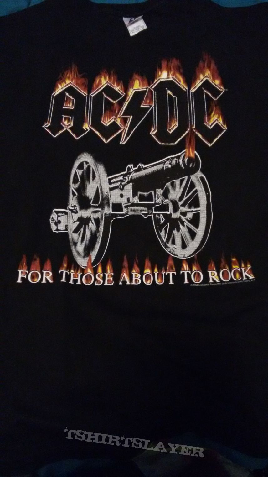 T shirt AC/DC - For Those  About To Rock