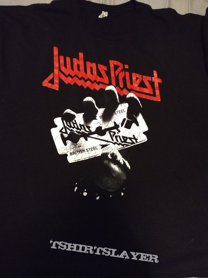 T Shirt Judas Priest British Steel Tshirtslayer Tshirt And