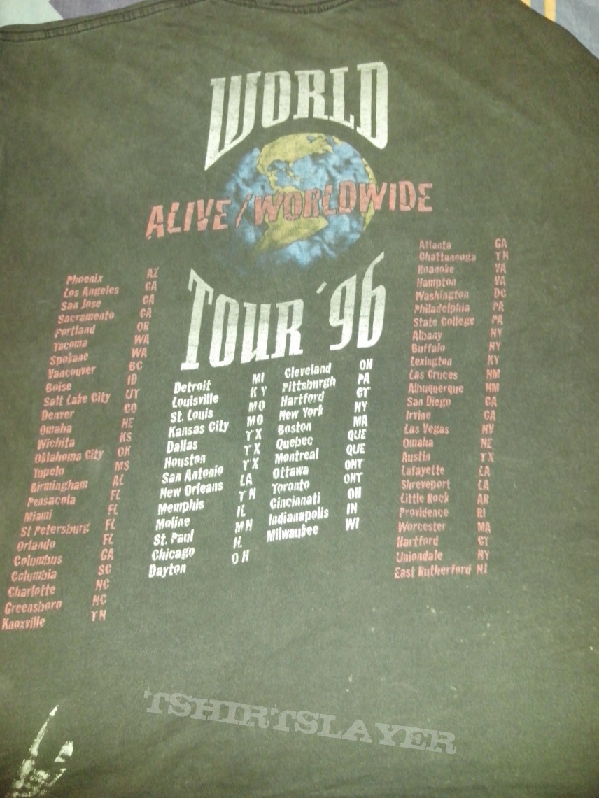 Tshirt Kiss - &quot;World Alive/WorldWide Tour 96&quot;