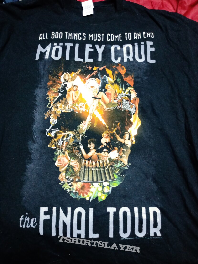 T Shirt Mötley Crüe - &quot; The Final Tour 2014 &quot;