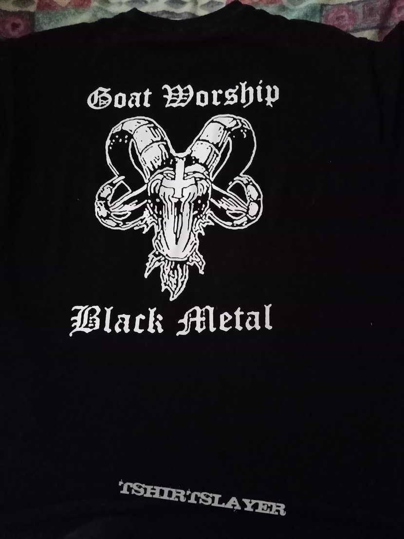 T Shirt Necroholocaust - &quot; Holocaustic Goat Metal &quot;