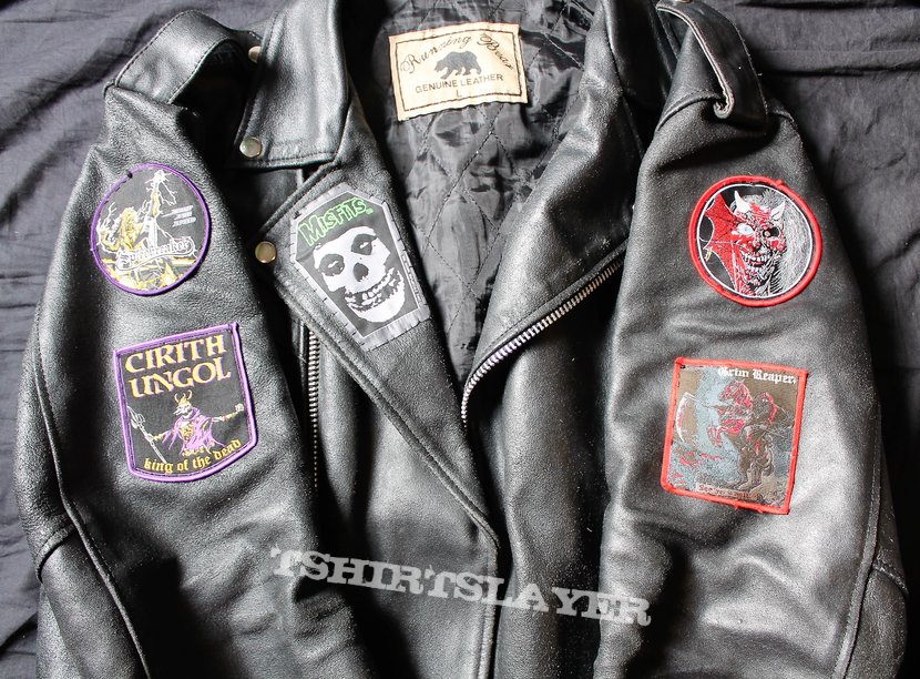 Iron Maiden Metal Battle Leather Jacket