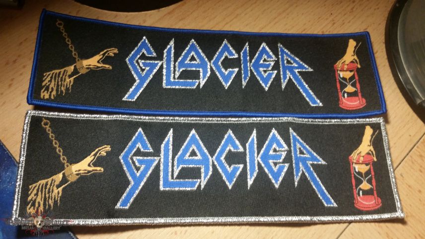 Glacier Stripe - blue/silver border