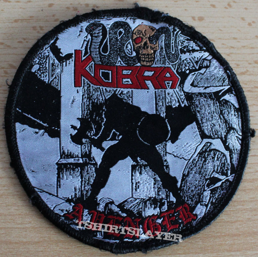 Midnight - Demon patch (grey border) &amp; Iron Kobra - Avenger patches