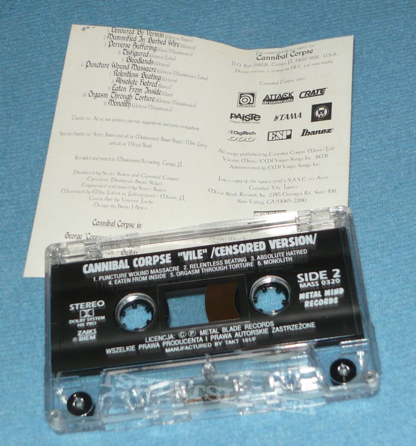 Cannibal Corpse - Vile MC
