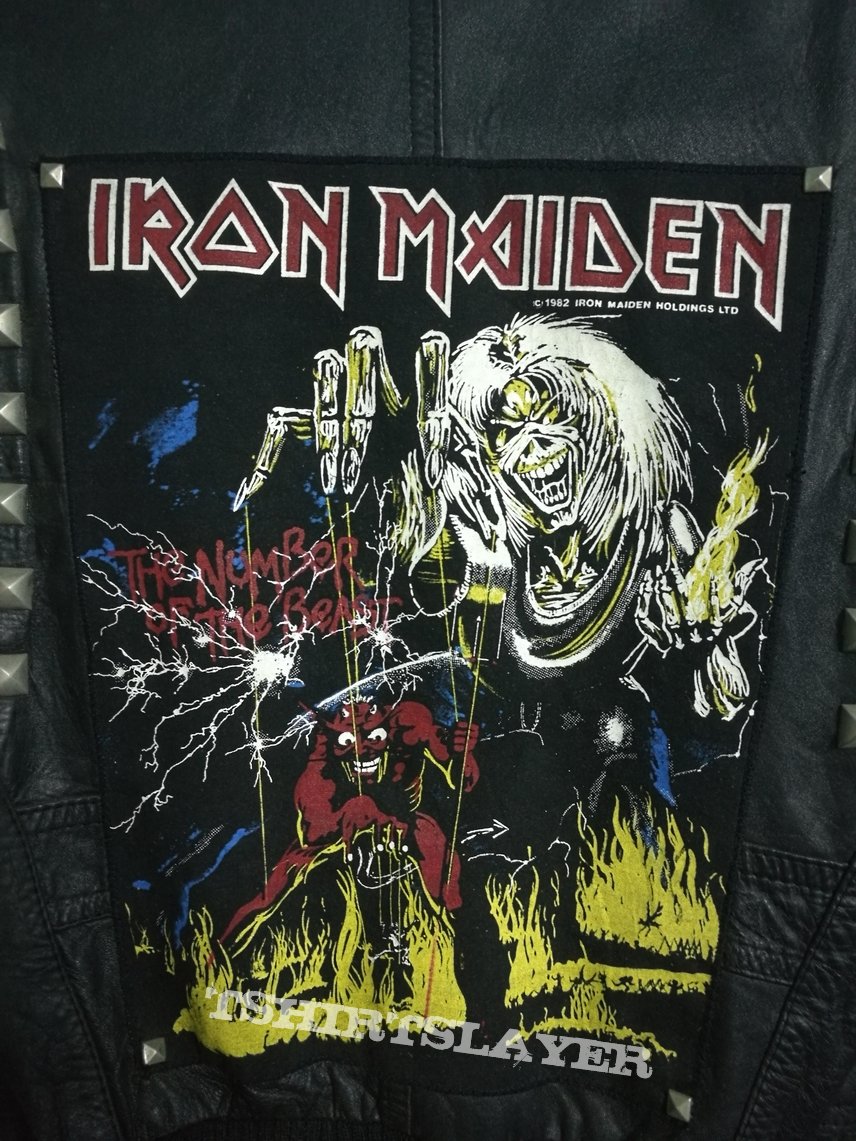 Iron Maiden - The Number of The Beast 1982 Backpatch VTG