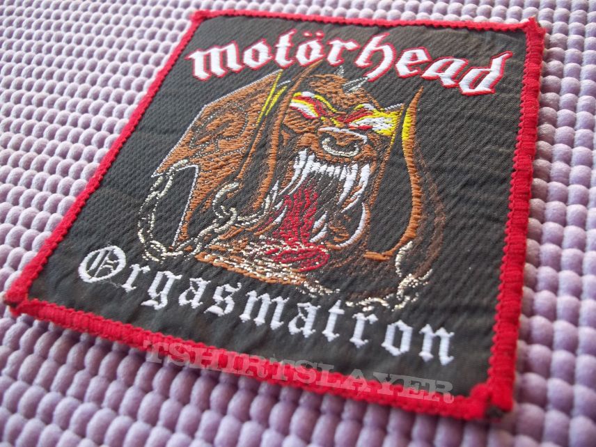 Motörhead Orgasmatron Woven patch !!