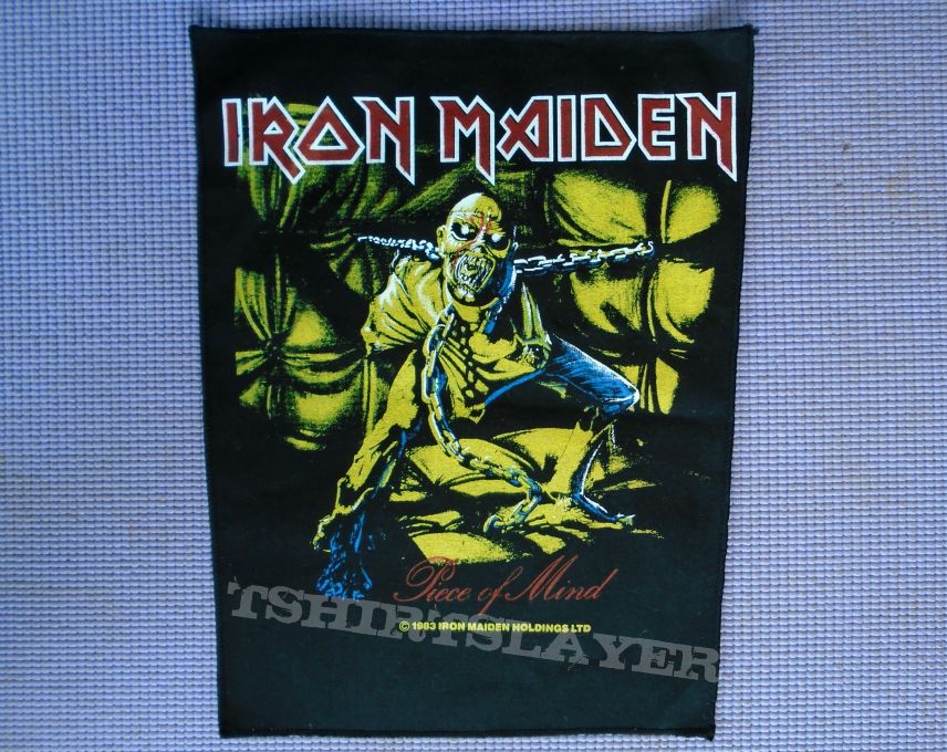 IRON MAIDEN Piece Of Mind back patch !!
