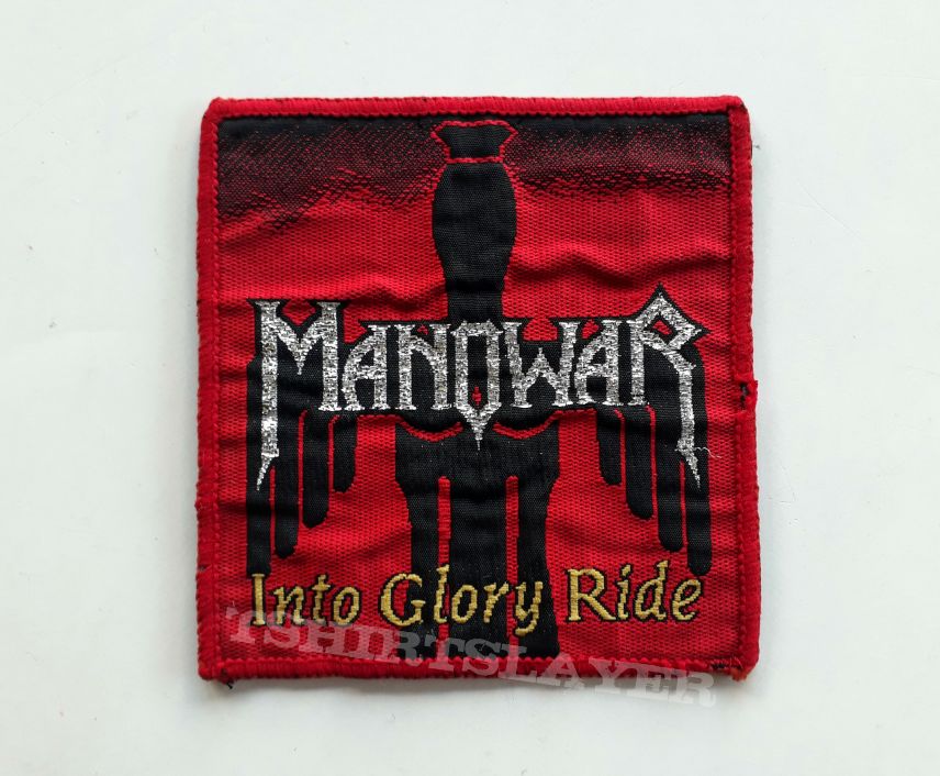 Manowar Into Glory Ride patch