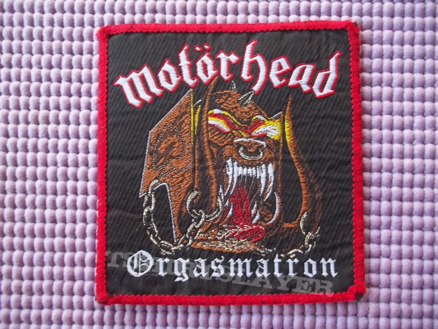 Motörhead Orgasmatron Woven patch !!