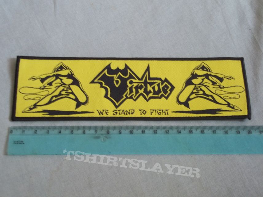 Virtue woven strip patch 