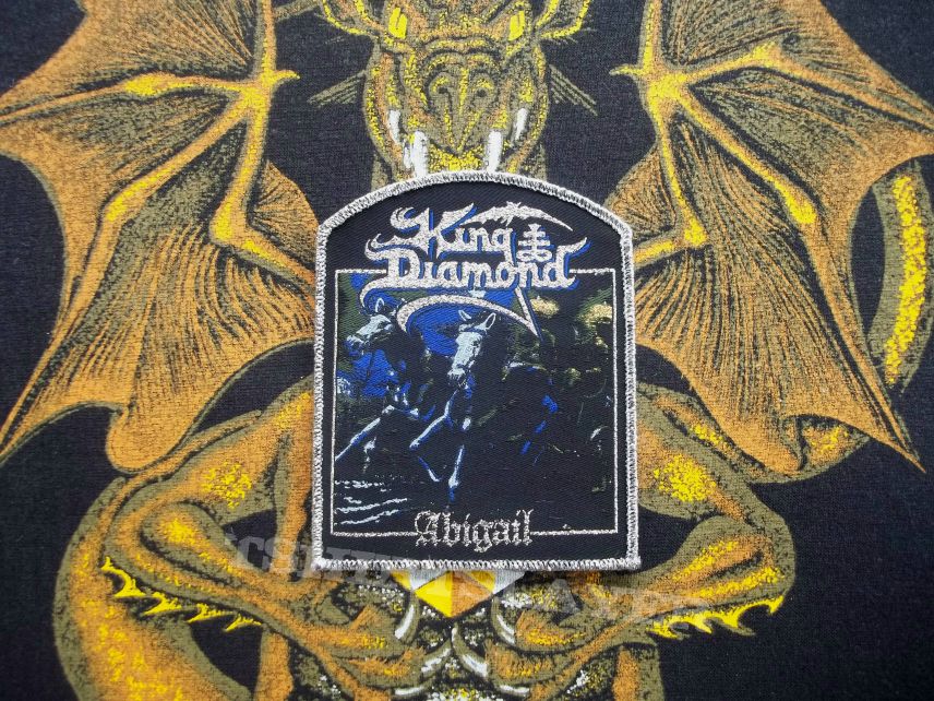 King Diamond Abigail woven patch silver!!