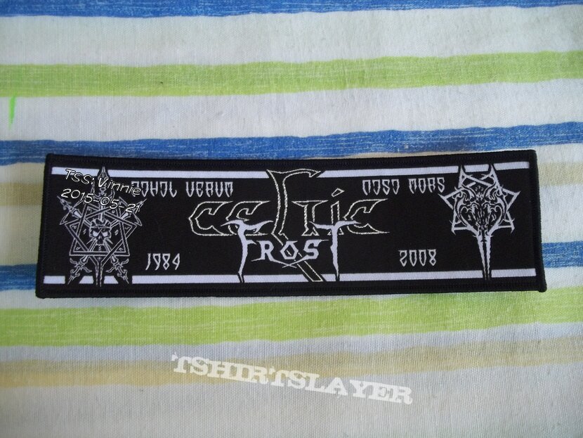 Celtic Frost tribute strip patch !!