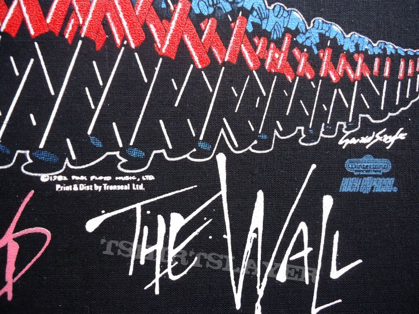 Pink Floyd THE WALL Back Patch 1982