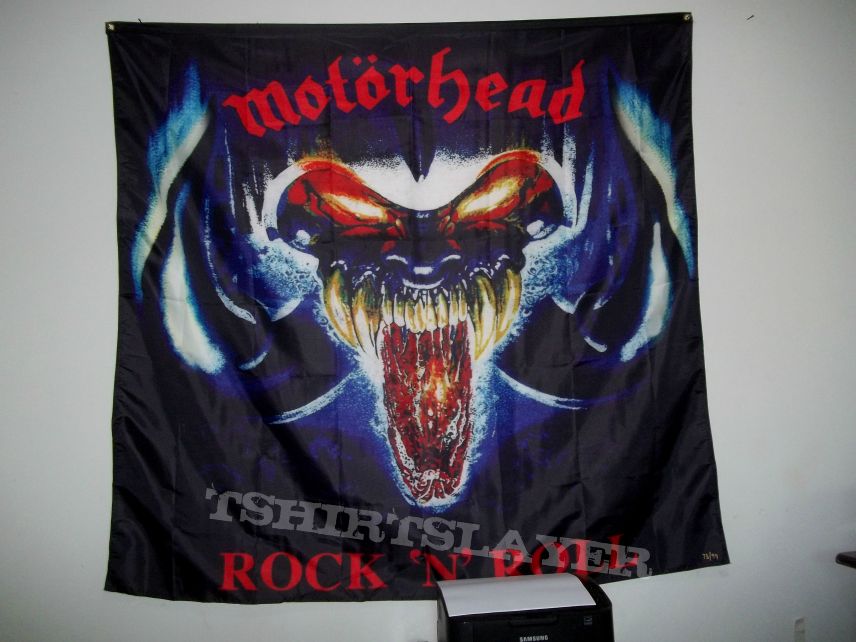 Motörhead Rock and Roll flag !!