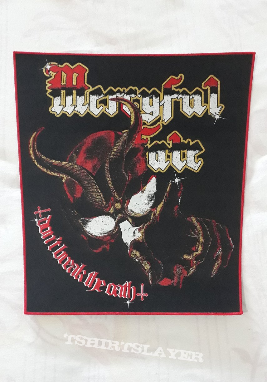 Mercyful Fate Don&#039;t Break the Oath Woven back patch!!