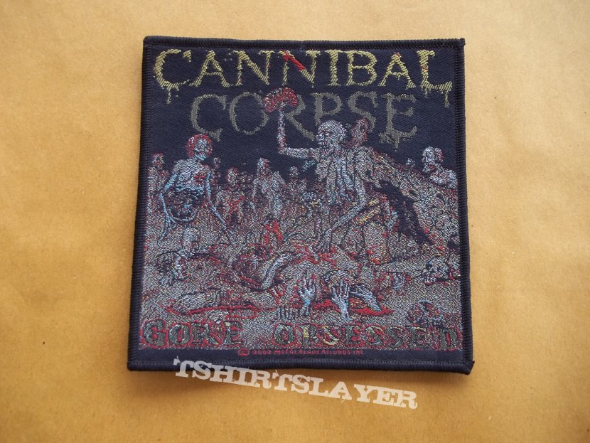 Cannibal Corpse Gore Obsessed woven patch !!