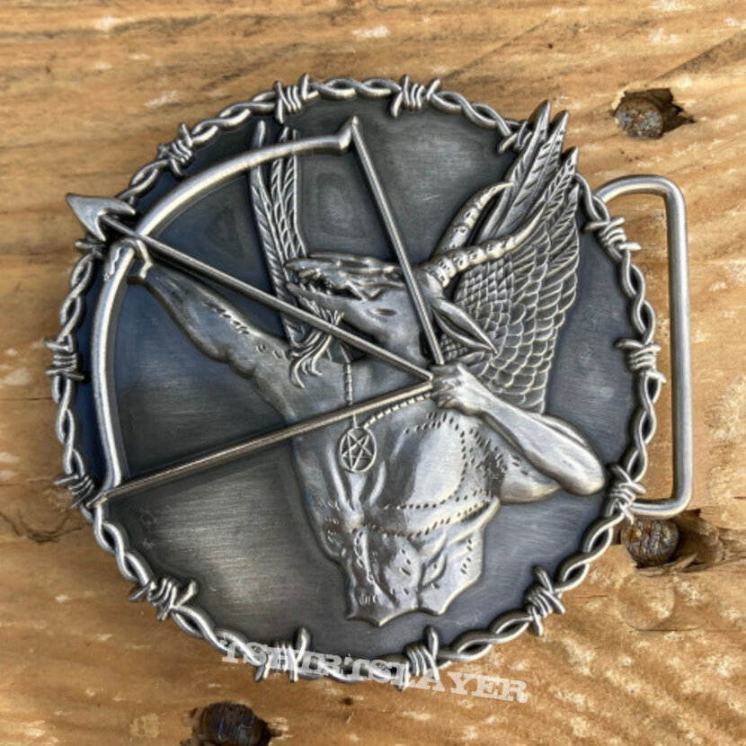 Blasphemy belt buckle 