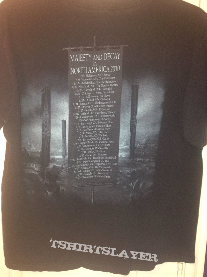 Immolation Majesty And Decay US Tour Shirt