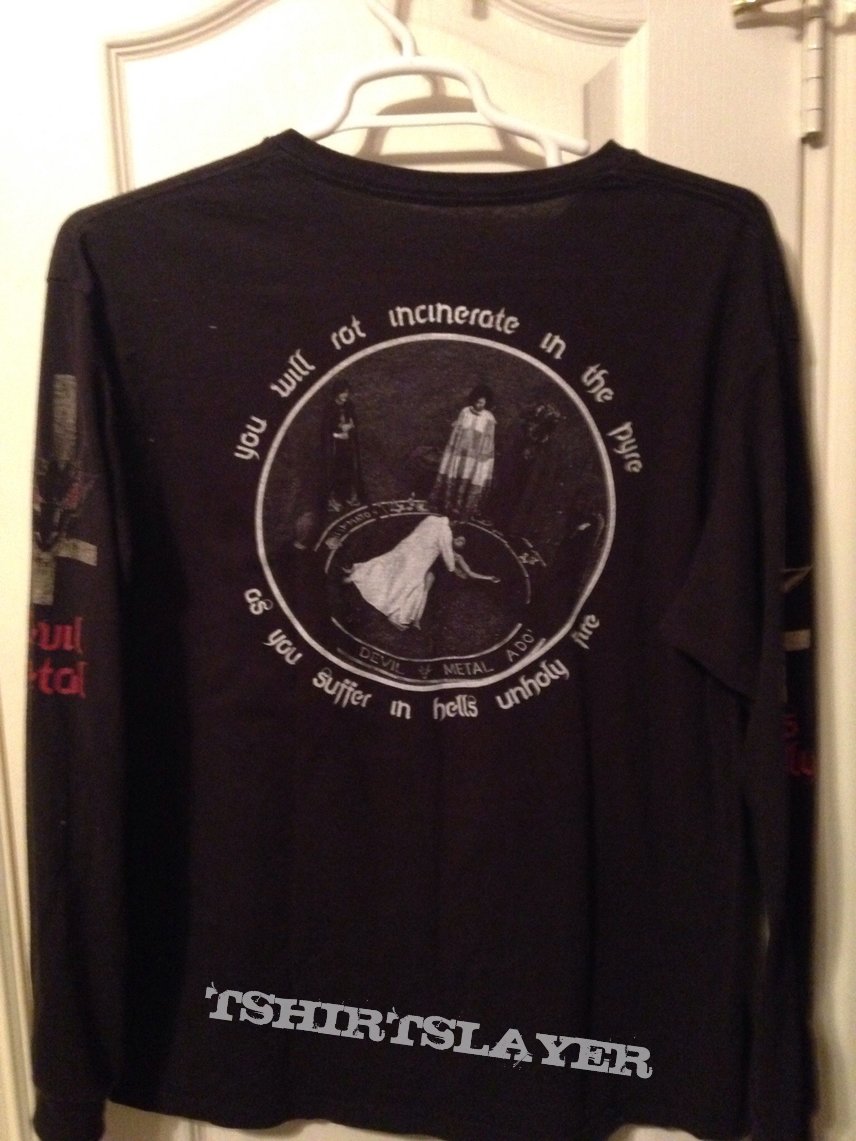 Nunslaughter Hell&#039;s Unholy Fire Longsleeve