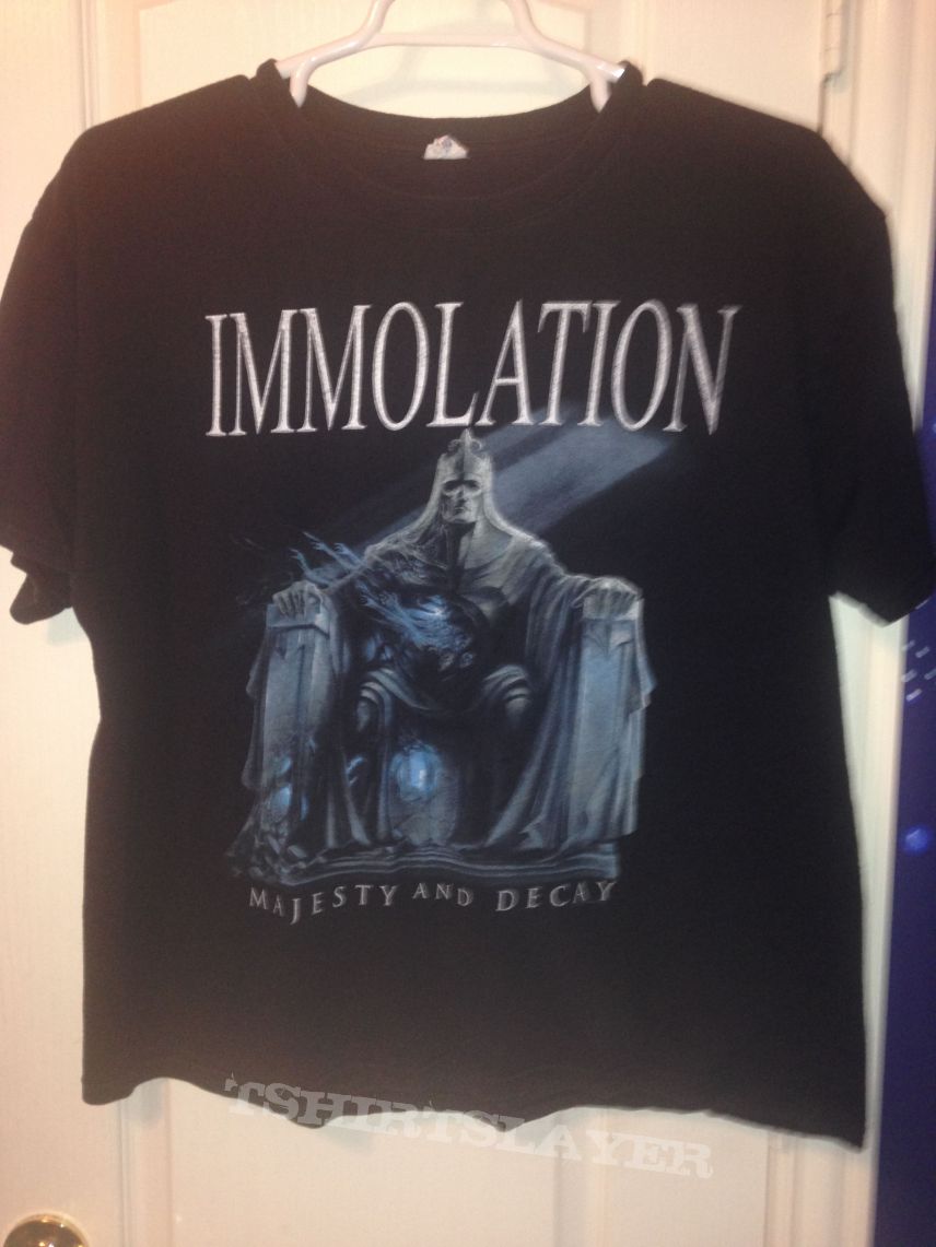 Immolation Majesty And Decay US Tour Shirt