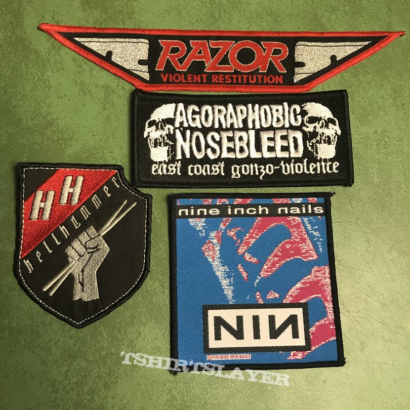 Agoraphobic Nosebleed Four Different Patches
