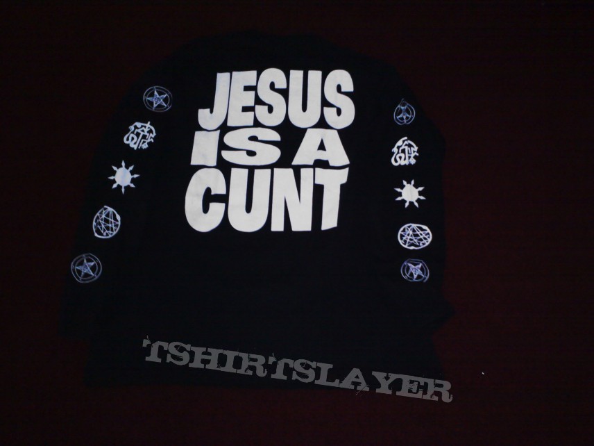 Cradle of Filth Black Goddess Rises/Jesus is a Cunt shirt 