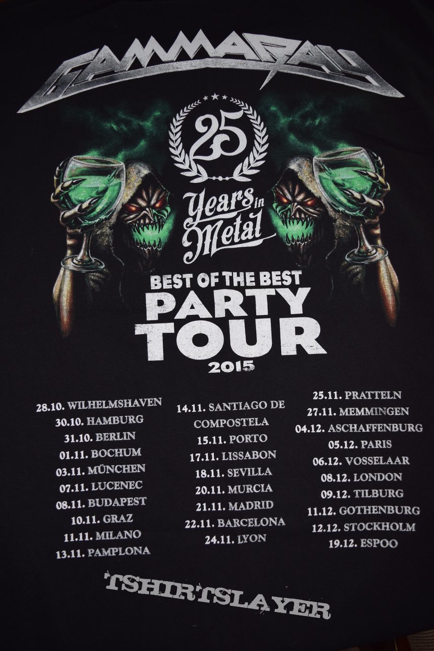 Gamma Ray Best of the Best Euro Tour 2015