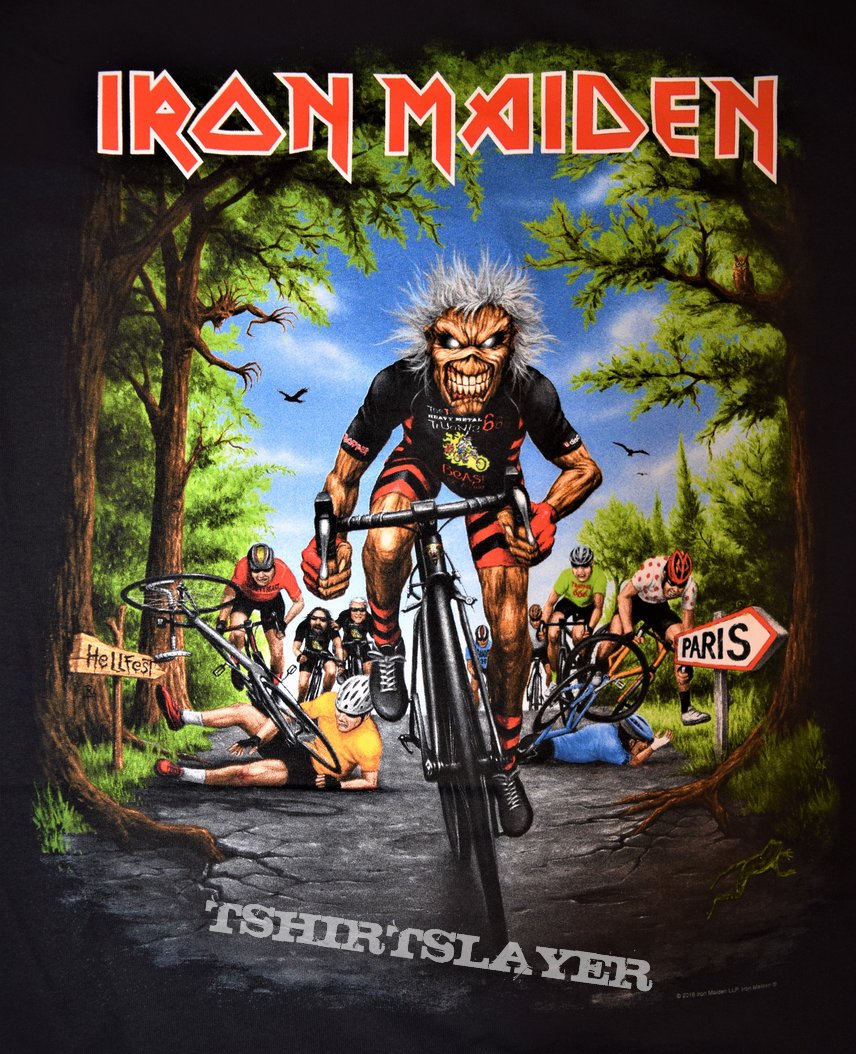 Iron Maiden Legacy of the Beast France Tour shirt 2018 | TShirtSlayer TShirt  and BattleJacket Gallery