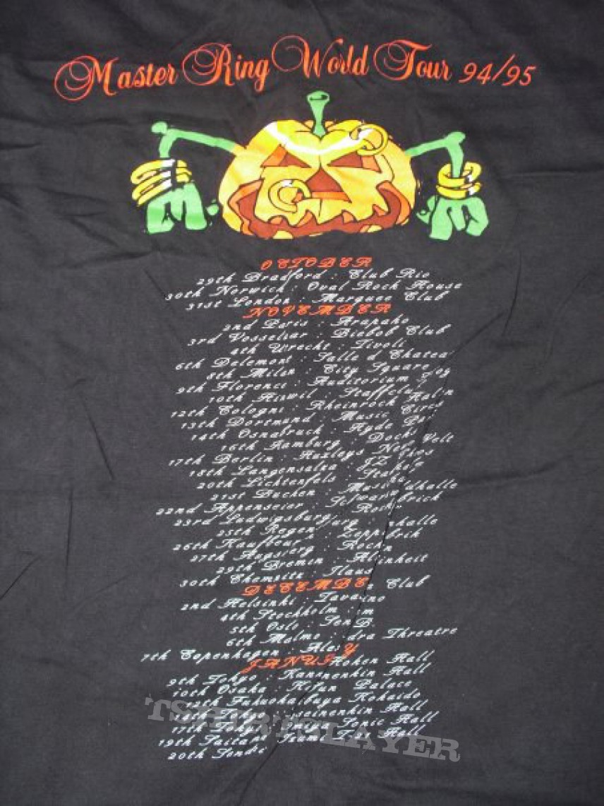 Helloween Master of the Rings tout shirt