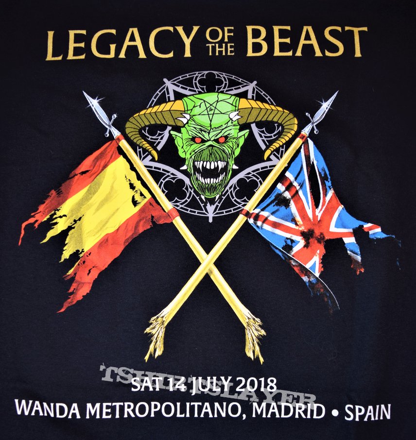 Iron Maiden Spain 2018 Event Shirt