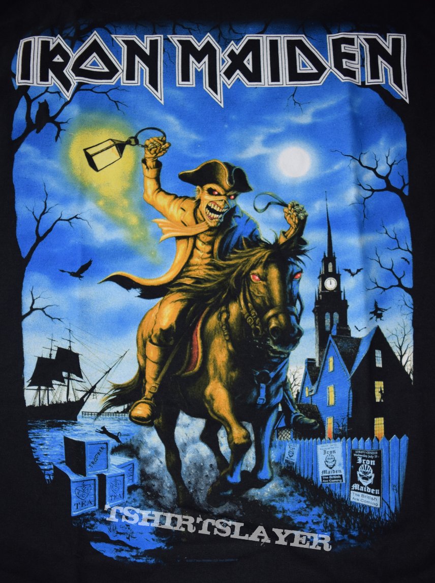 Iron Maiden Book of Souls Mansfield Tour Shirt 2017